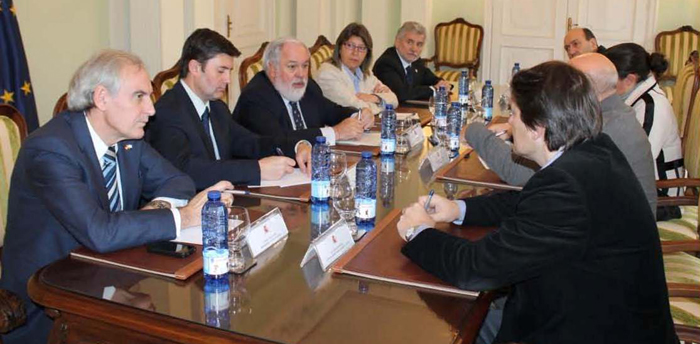 Isabel Vilalba con Cañete
