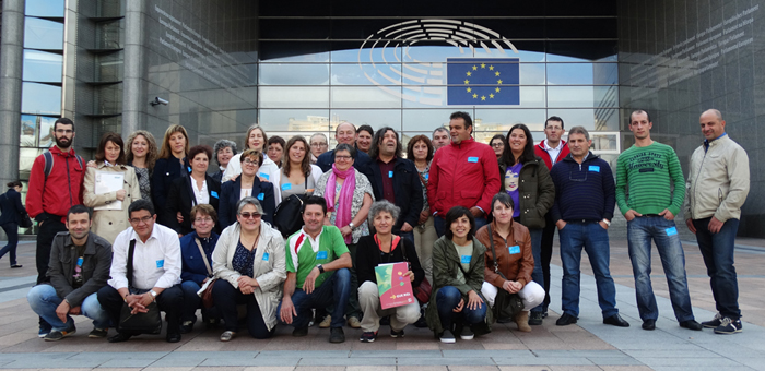 Comitiva SLG en Bruxelas