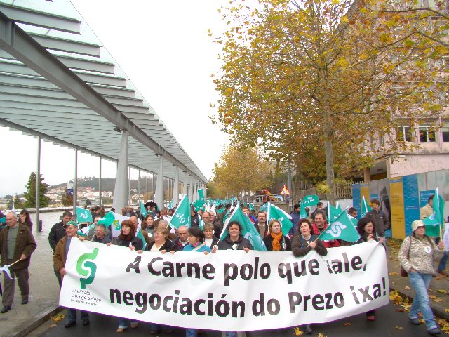 Percorrido manifestación 18N: PRIMEIRO PREZO, DESPOIS CONTRATO