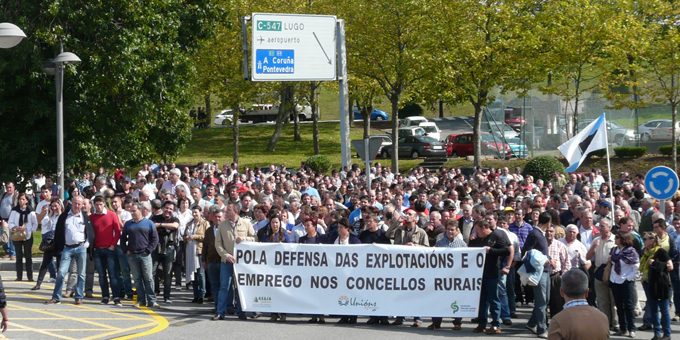 Manifestación Compostela