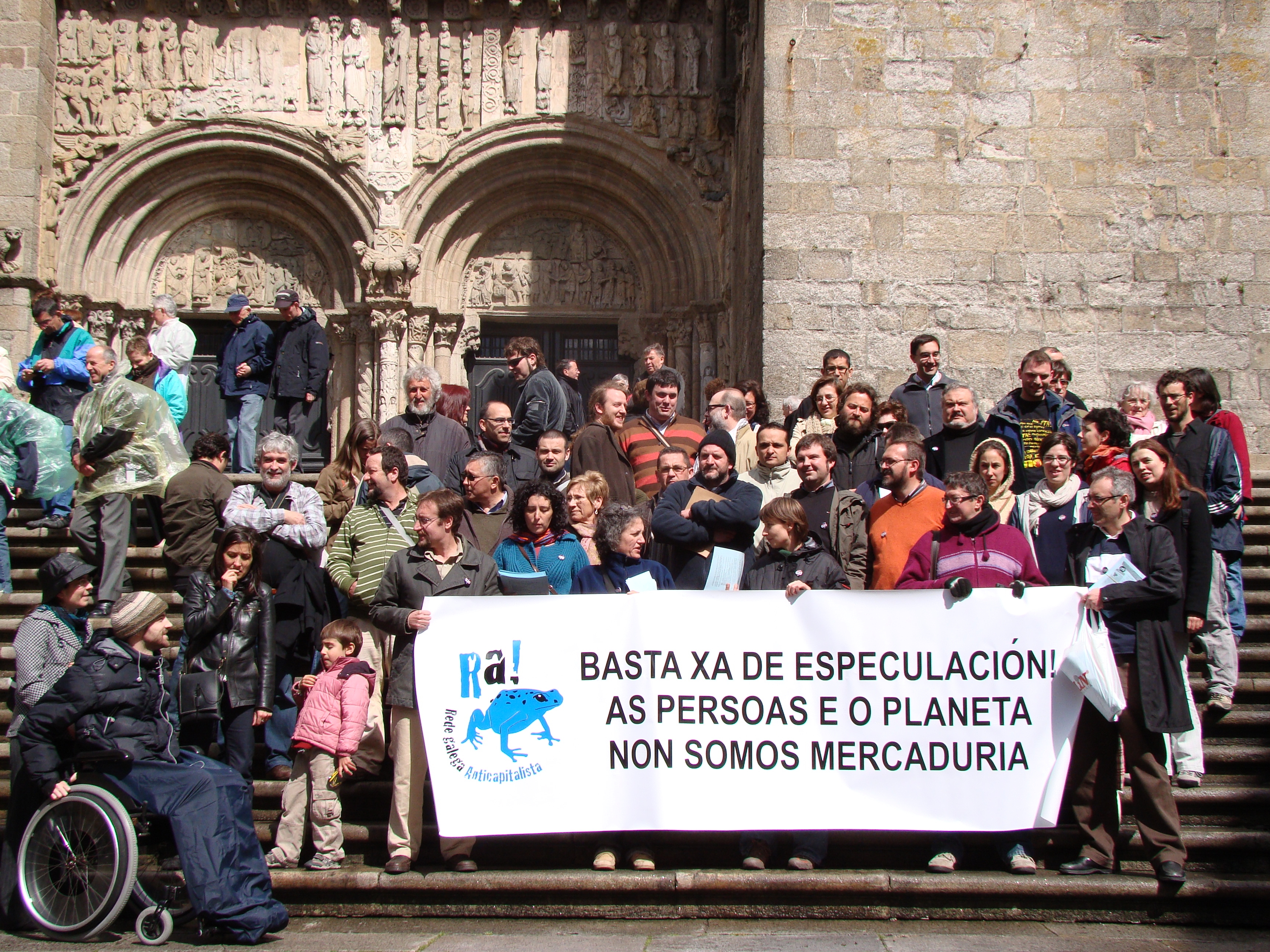 APresentación da Rá! Praza das Praterías 28 de marzo 09
