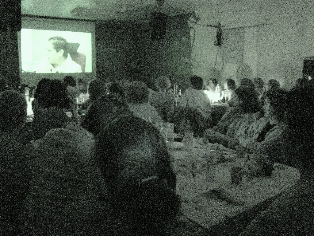 proxección video homenaxe