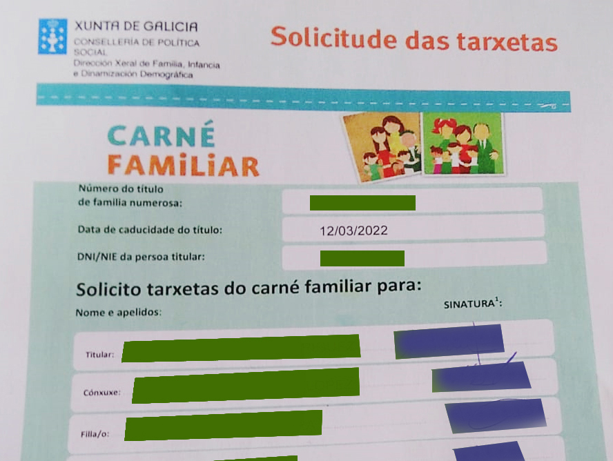 Carné familia numerosa
