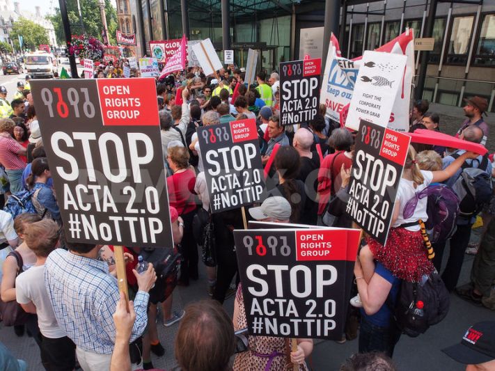 Protestas contra o TTIP