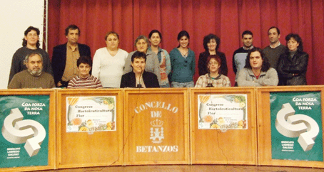 Membros do SLG no Concello de Betanzos