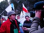 Carme Freire, referente para os medios galegos presentes en Madrid