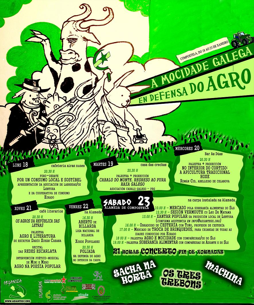 Cartaz adiante