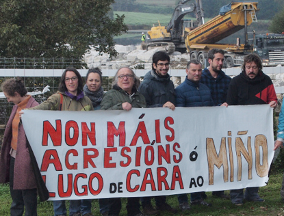 Lugo de cara ao Miño