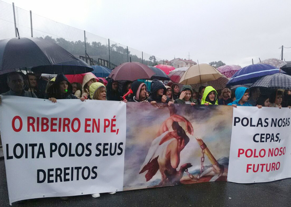 Manifestación O Ribeiro