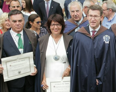 Feijóo e Horacio Gómez