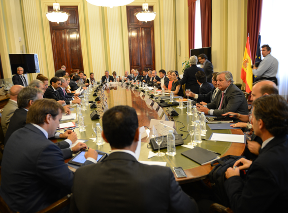 Xuntanza no Ministerio