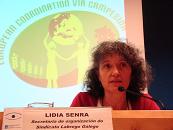 Lídia Senra, responsábel de sectores  gandeiros na ECVC e secretaria de organizacion do slg