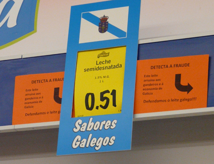 Leite produto reclamo