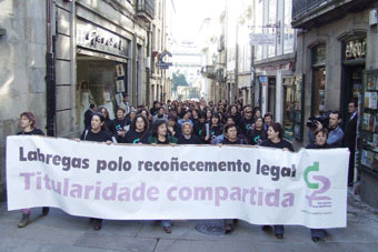 Manifestación de mulleres