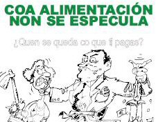 Coa Alimentación non se especula - Mercado da transparencia
