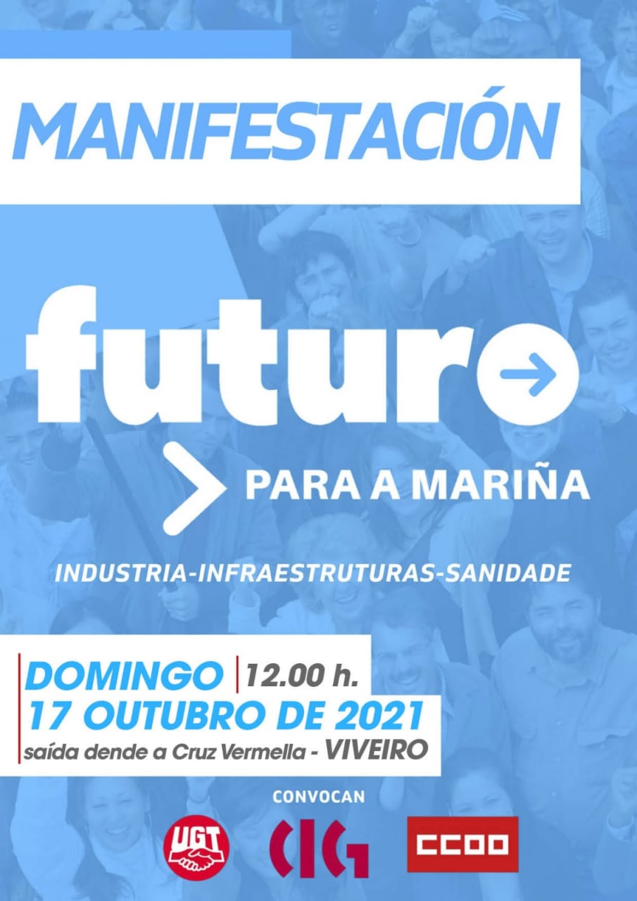 manifestación a mariña 17 out