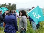 Concentración en Cambre