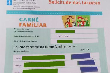 Carné familia numerosa