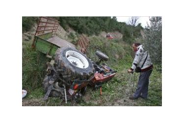 Muletas e tractor