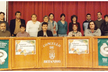 Membros do SLG no Concello de Betanzos