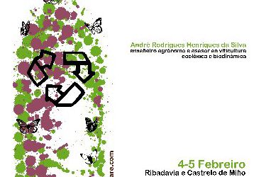 Cartaz xornadas viticultura ecolóxica e biodinámica