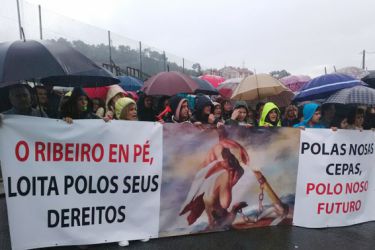Manifestación O Ribeiro