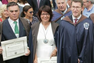 Feijóo e Horacio Gómez