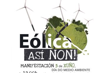 Marcha contra os eólicos