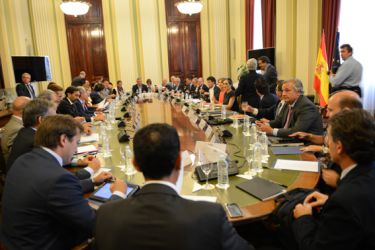 Xuntanza no Ministerio