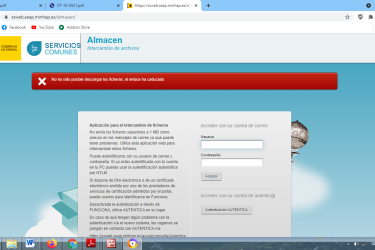 Dificultades alegacións