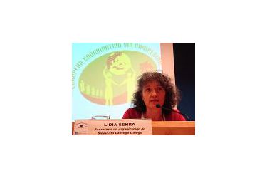 Lídia Senra, responsábel de sectores  gandeiros na ECVC e secretaria de organizacion do slg