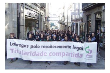 Manifestación de mulleres