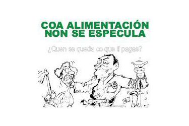 Coa Alimentación non se especula - Mercado da transparencia